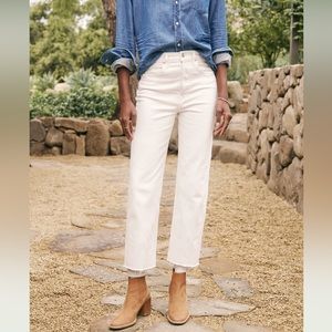 Frank & Eileen Monaghan Jean in Cream, size 28